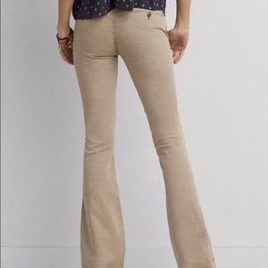 Boho  Artist flare khakis